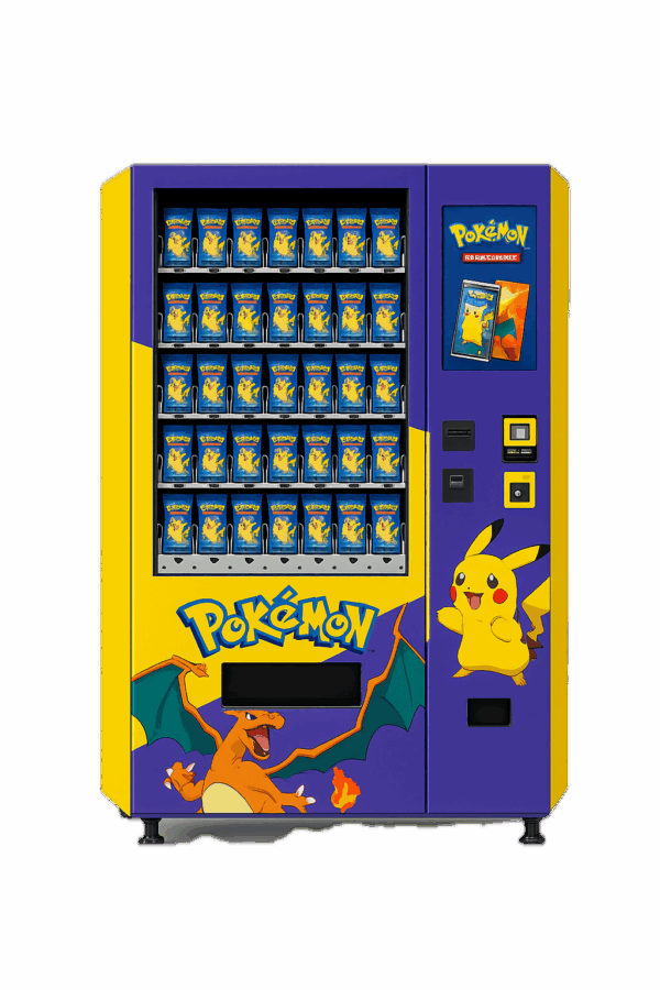 Distributeur automatique boosters pokemon gm xe 98